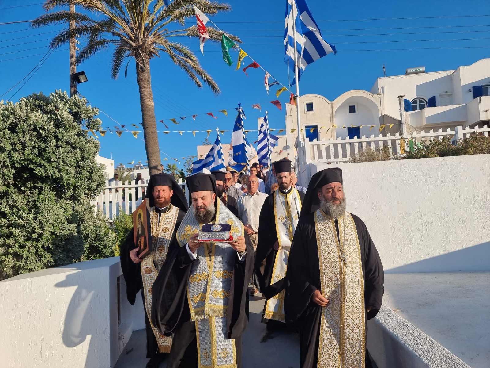 Η γιορτή της Αναλήψεως στον Καρτεράδο Σαντορίνης