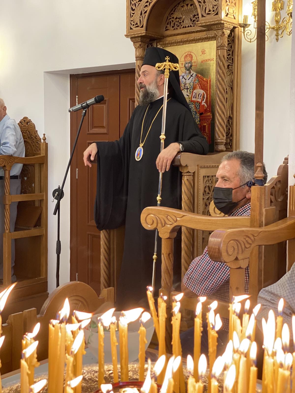 Πανηγυρικός Εσπερινός στον Άγιο Συμεών τον Στυλίτη στο Μονόλιθο