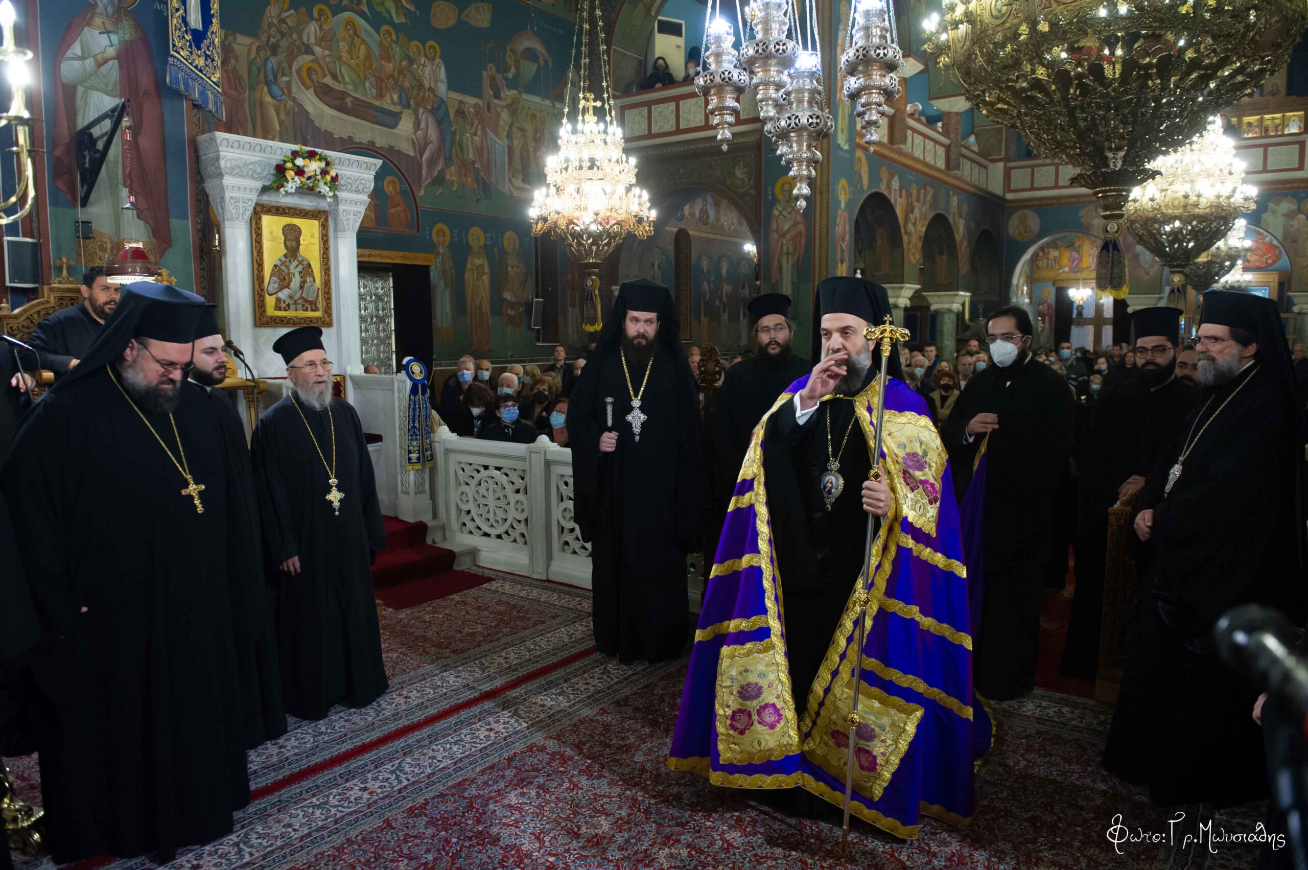 Πανηγυρικός εσπερινός στον Άγιο Νικόλαο Καλλιθέας