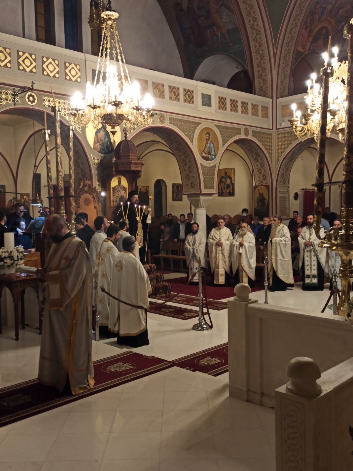 Εσπερινός της συγγνώμης στην Ιερά Μητρόπολη Θήρας
