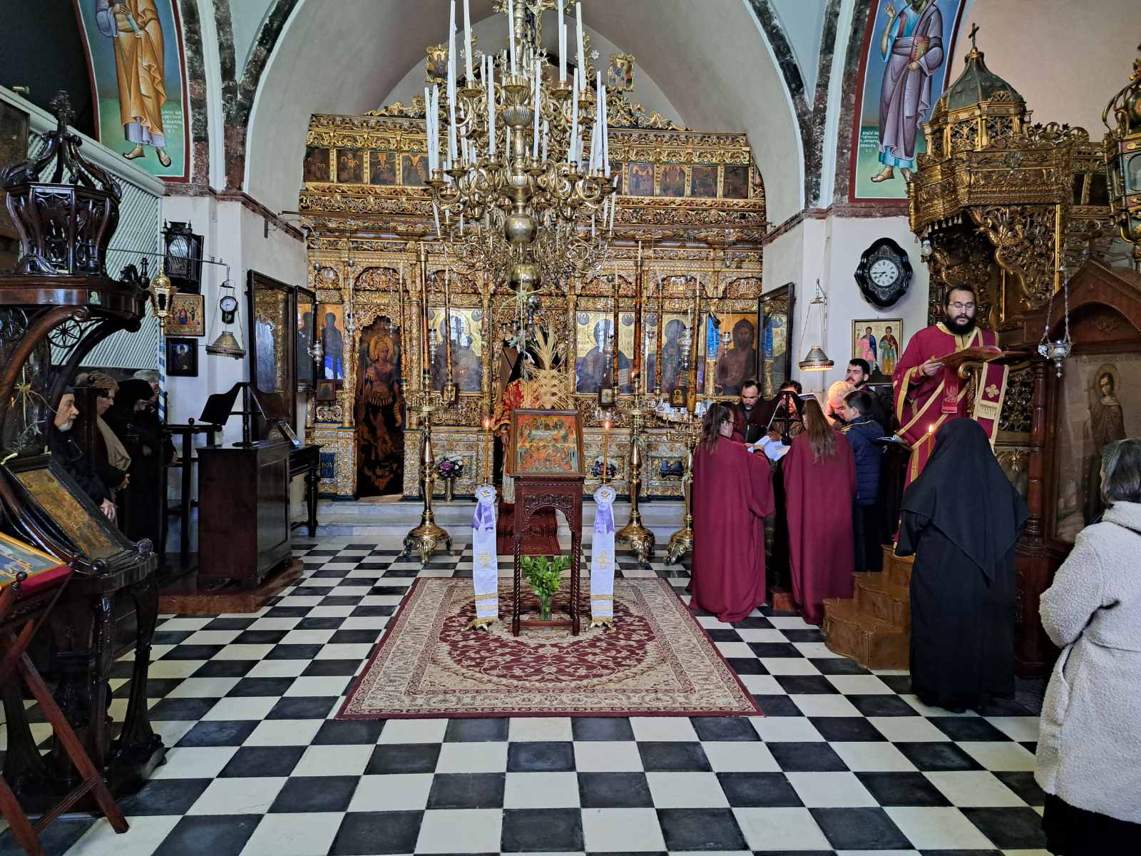 Μεγάλη Πέμπτη στην Ιερά Μονή Αγίου Νικολάου Ημεροβιγλίου