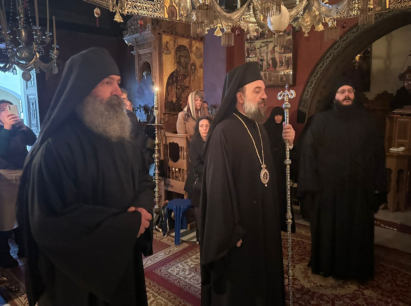 Κυριακή των Προπατόρων στην Ιερά Μονή Προφήτου Ηλιού Θήρας