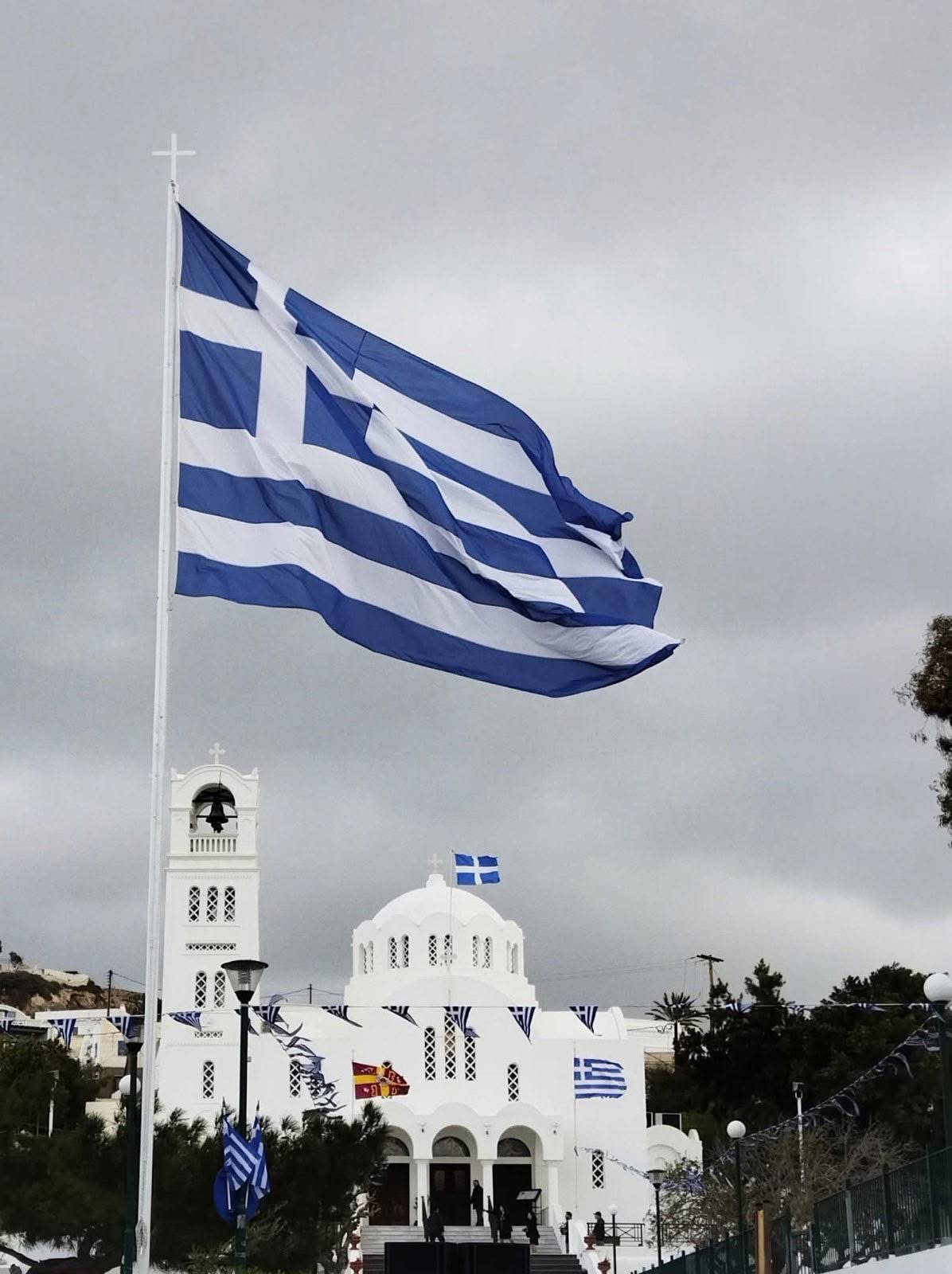 Η ΕΟΡΤΗ ΤΟΥ ΕΥΑΓΓΕΛΙΣΜΟΥ ΤΗΣ ΘΕΟΤΟΚΟΥ ΚΑΙ Η ΕΠΕΤΕΙΟΣ ΤΗΣ ΕΘΝΙΚΗΣ ΠΑΛΙΓΓΕΝΕΣΙΑΣ ΣΤΗ ΣΑΝΤΟΡΙΝΗ
