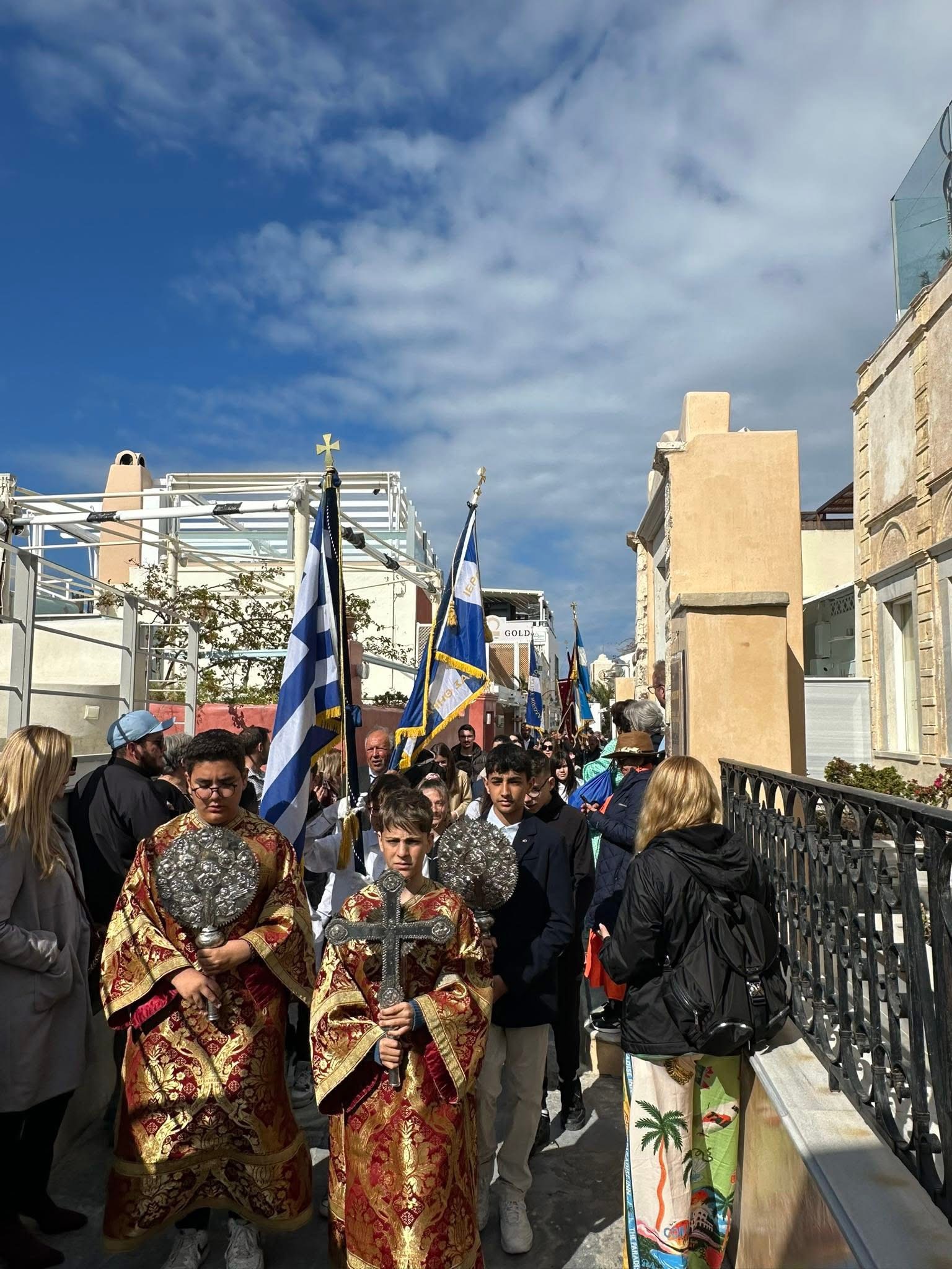 Η πανήγυρις της Παναγίας του Ακαθίστου στην Οία
