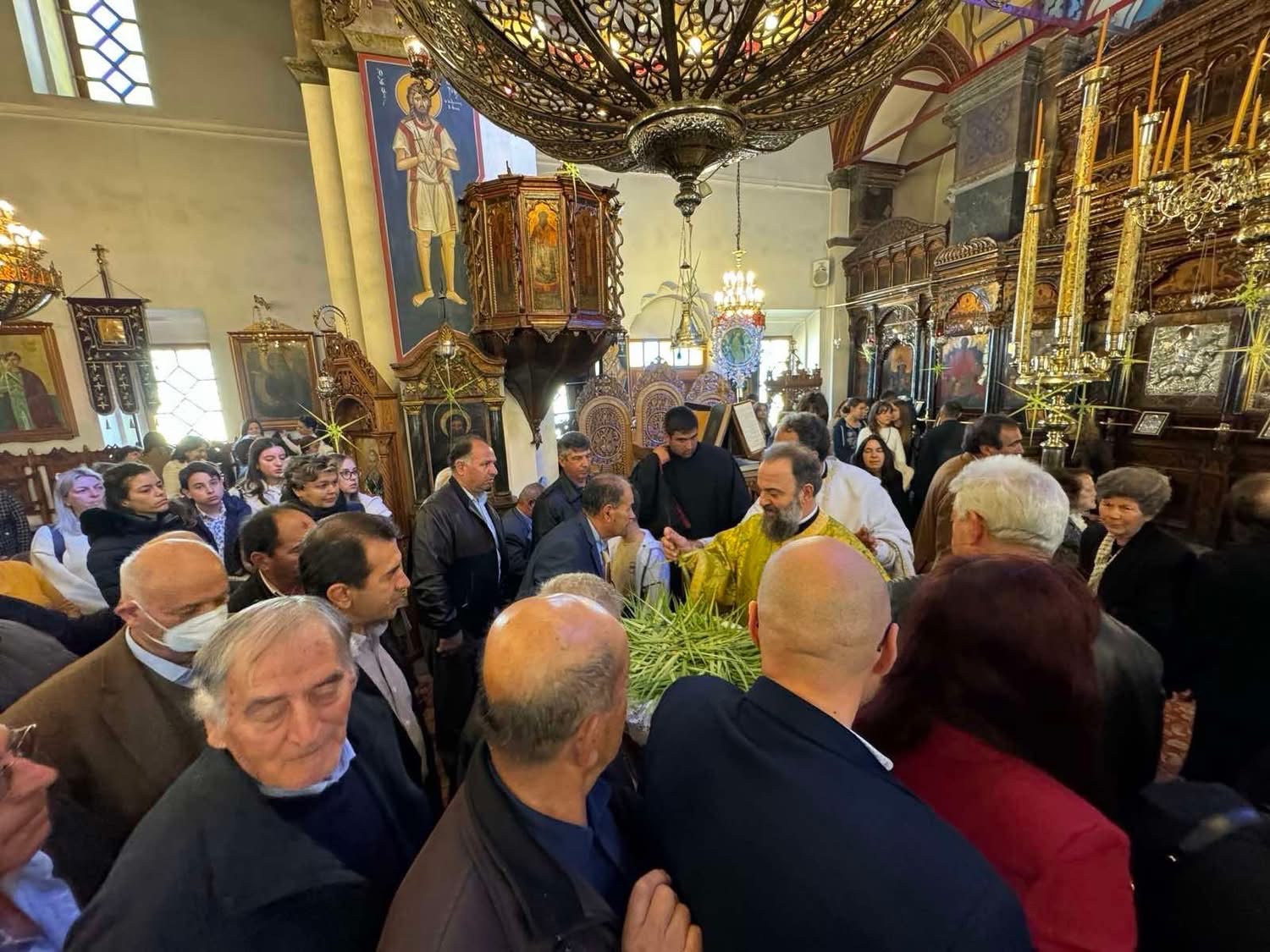 Κυριακή Βαΐων στην Μεσσαριά