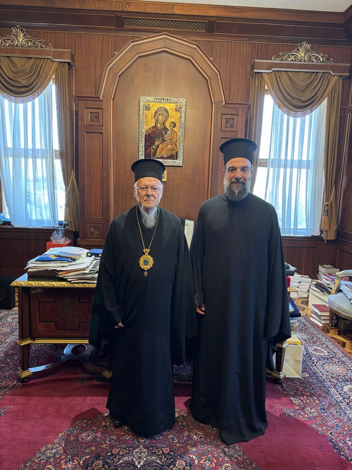 Επίσκεψη του Σεβασμιωτάτου Μητροπολίτου Θήρας κ. Αμφιλοχίου στο Οικουμενικό Πατριαρχείο