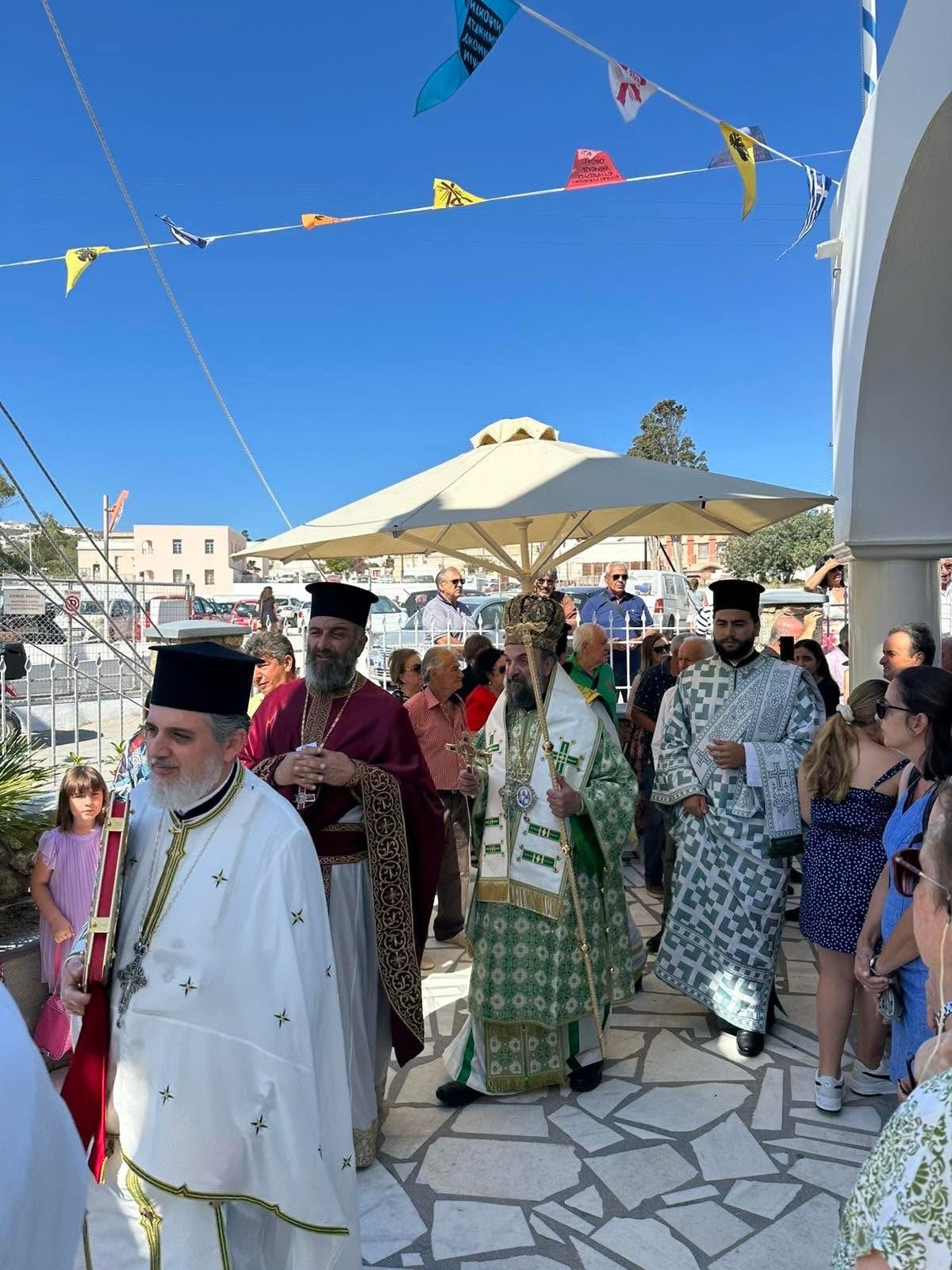 Η εορτή του Αγίου Παϊσίου στη Μεσσαριά Θήρας