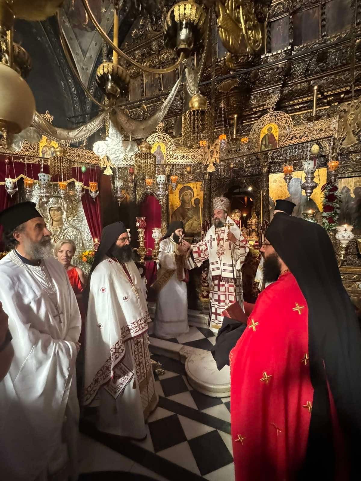 Η Ιερά Μονή Προφήτου Ηλιού Θήρας εόρτασε τον προστάτη της