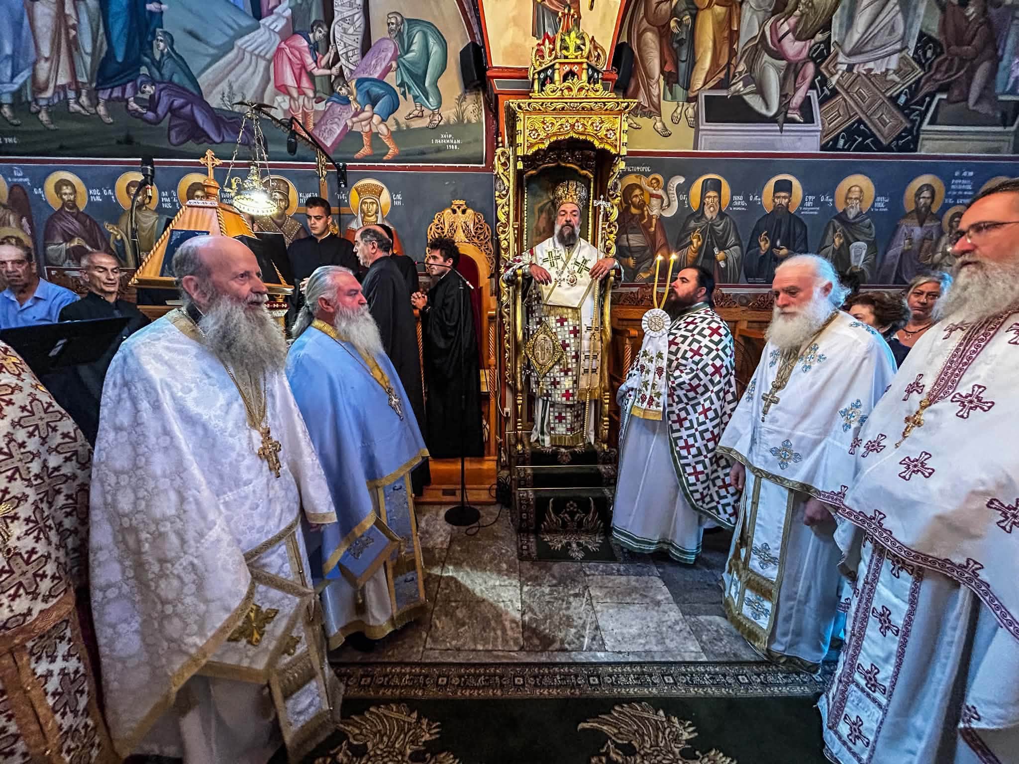 ΜΕ ΛΑΜΠΡΟΤΗΤΑ Η ΕΟΡΤΗ ΤΗΣ ΑΓΙΑΣ ΣΟΦΙΑΣ ΣΤΗ ΛΑΓΚΑΔΑ ΑΜΟΡΓΟΥ